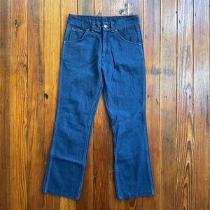 Vintage early 1970s Sears Put-On Shop for the teen male blue jeans 31x30 29x29